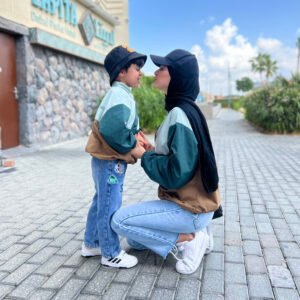 2024 New Mum and Daughter Matching Jackets Mother and Son Boy Equal Clothes Fashion Mom Girls Same Autumn Coat Children Clothing