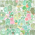 10/30/50pcs Cute Cartoon Dinosaur Aesthetic Stickers Laptop Phone Cup Scrapbook Car Luggage Waterproof Sticker for Kids Adults