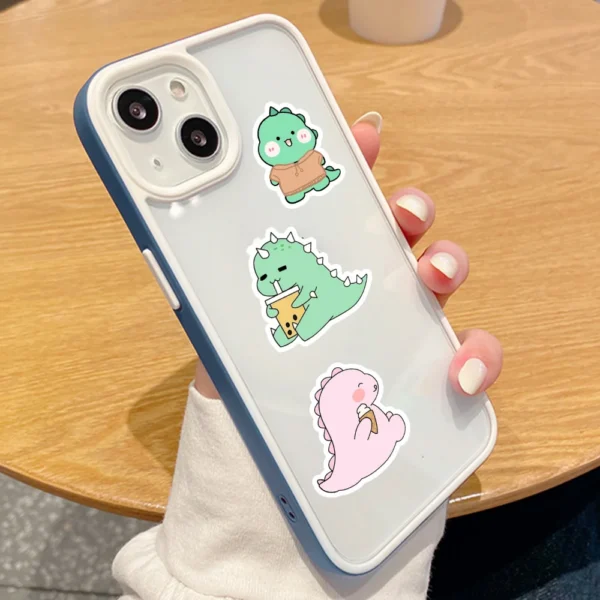 10/30/50pcs Cute Cartoon Dinosaur Aesthetic Stickers Laptop Phone Cup Scrapbook Car Luggage Waterproof Sticker for Kids Adults