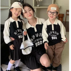 kf-Se16c675900a445a68eb11989d1fcc445O-Mother-and-Son-Daughter-Matching-Long-Sleeve-Tops-Clothes-Mom-Girl-Boy-Korea-Fashion-Parent-and